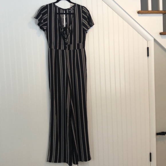Crystal Sky Striped Jumpsuit - Picture 1 of 4